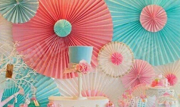 幼儿园新年墙饰手工DIY纸花墙面布置图片