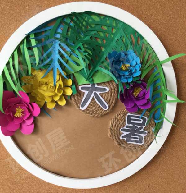 幼儿园二十四节气手工吊饰图片