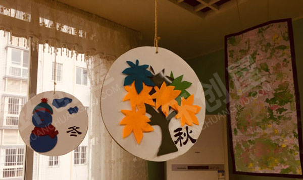 幼儿园废物利用手工中国风国学风吊饰图片