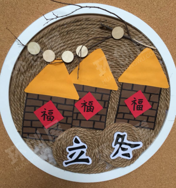 幼儿园二十四节气手工吊饰图片