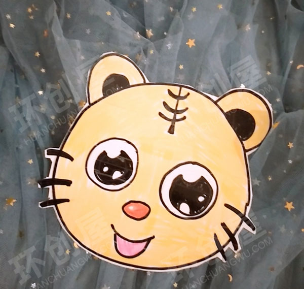幼儿园自制卡通动物挂饰图片
