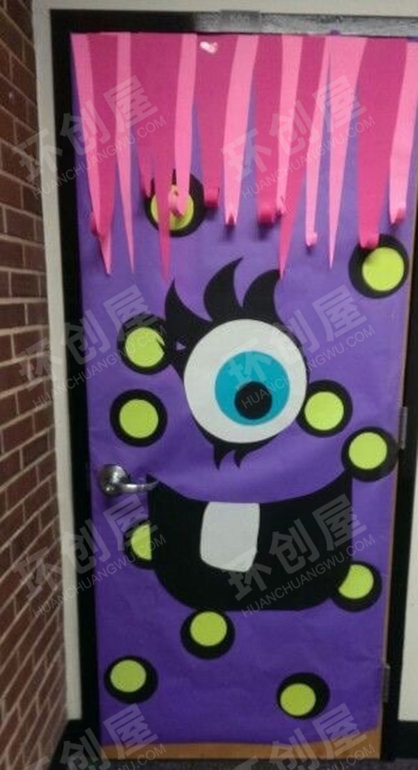 幼儿园丰富多彩的门装饰图片