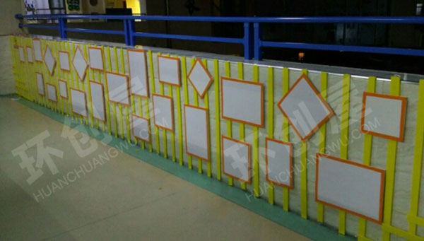 幼儿园走廊各种儿童美术作品布置图片