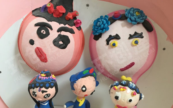 幼儿园闽南风十足的走廊墙面装饰图片
