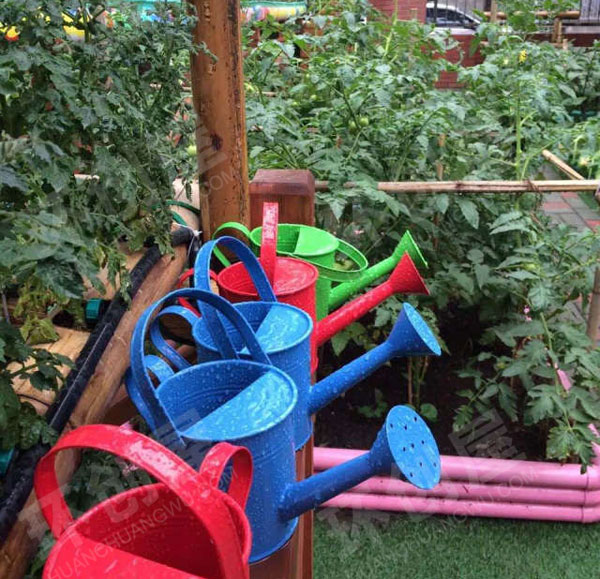 幼儿园户外植物角各种装饰图片