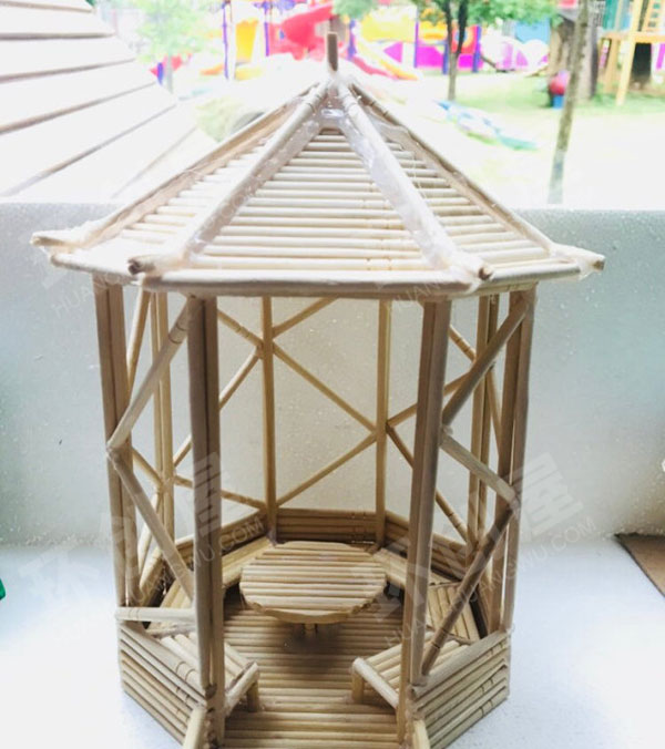 幼儿园建构区许多标志性建筑图片