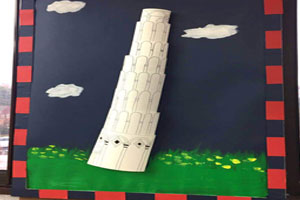 幼儿园建构区墙面立体拼搭装饰画图片2张