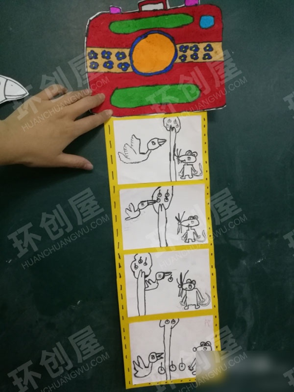 幼儿园阅读区自制绘本想吃苹果的小老鼠图片
