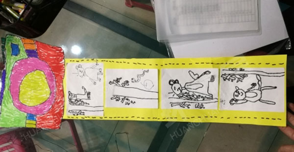 幼儿园阅读区自制绘本想吃苹果的小老鼠图片
