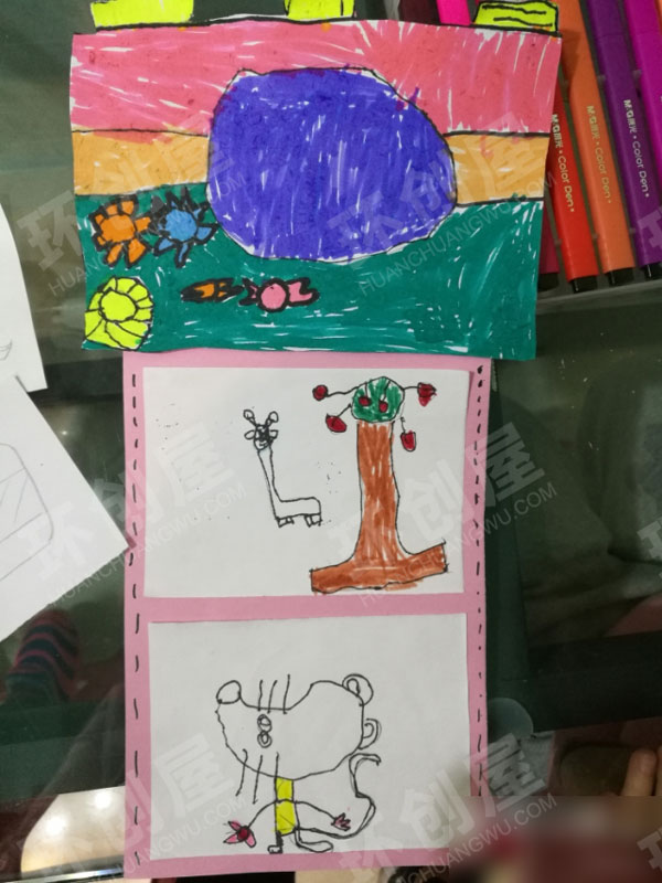 幼儿园阅读区自制绘本想吃苹果的小老鼠图片