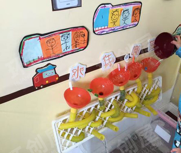 幼儿园科学区自制好玩的科学实验图片