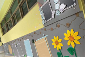 幼儿园小清新边框主题墙图片2张