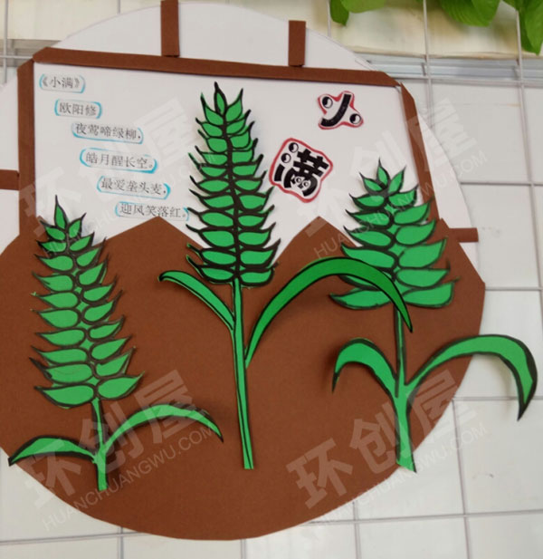 幼儿园环创墙面布置二十四节气图片