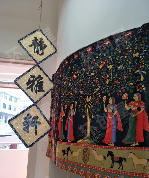 幼儿园中国风的区域吊饰牌图片