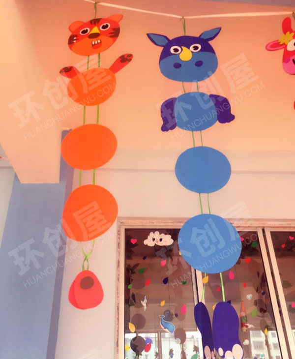 幼儿园森林音乐会超级卡通动物吊饰图片