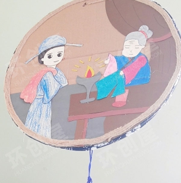 幼儿园国学古诗环创吊饰图片
