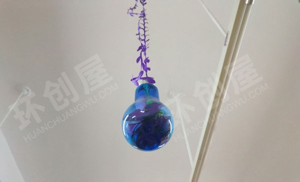 幼儿园鱼线麻绳玻璃瓶手工挂饰图片