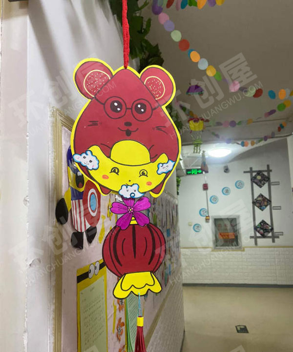 幼儿园班级门口吊挂饰图片