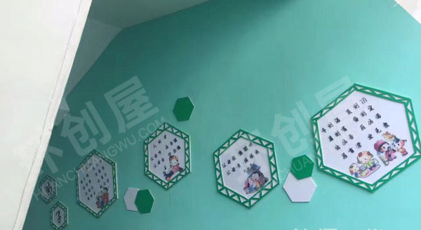 幼儿园走廊楼梯墙面传统文化弟子规图片