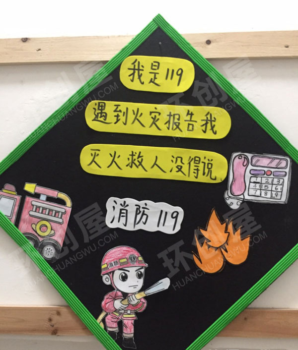 幼儿园走廊楼梯环创安全主题图片