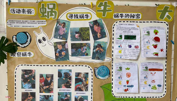 幼儿园小蜗牛的大秘密作品展示图片
