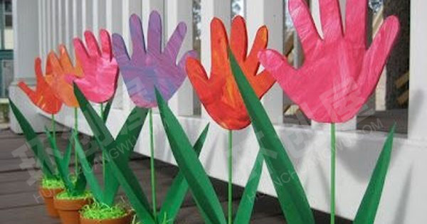 幼儿园手掌手指画作品展示图片