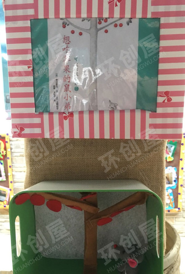 幼儿园圣诞节户外各种阅读绘本展板图片
