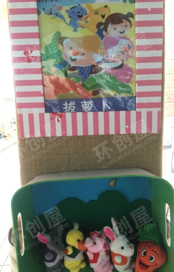 幼儿园圣诞节户外各种阅读绘本展板图片