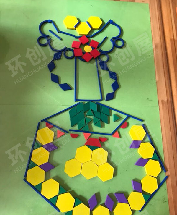 幼儿园建构区瓶子主题多种艺术搭建图片