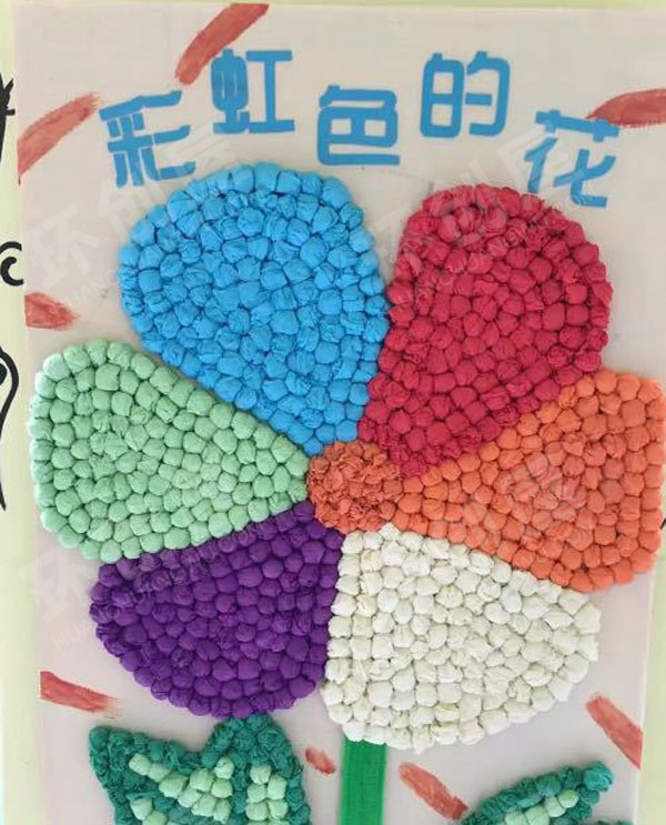 幼儿园阅读区手工自制绘本触摸墙图片