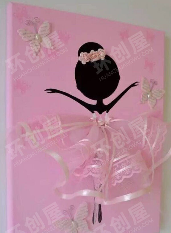 幼儿园美工区会跳芭蕾舞的小娃娃贺卡图片