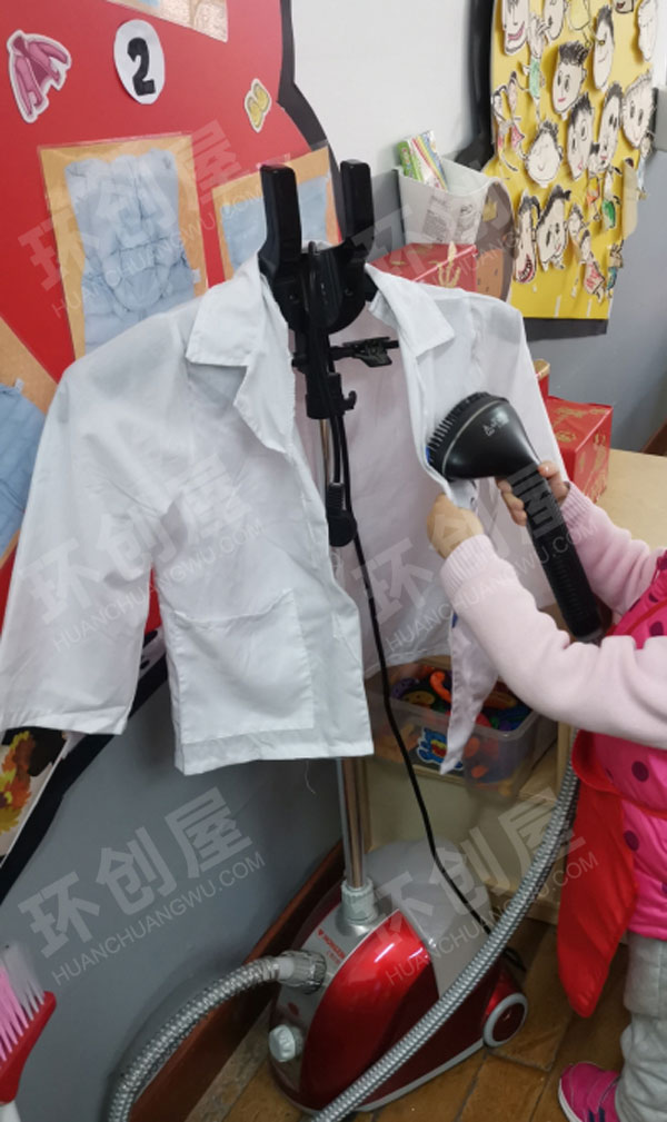 幼儿园角色游戏干洗店图片