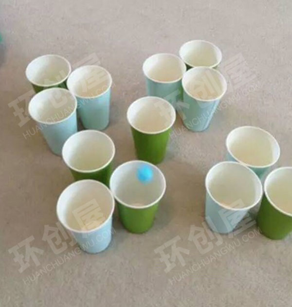 幼儿园益智区废物利用纸杯制作各种教玩具图片