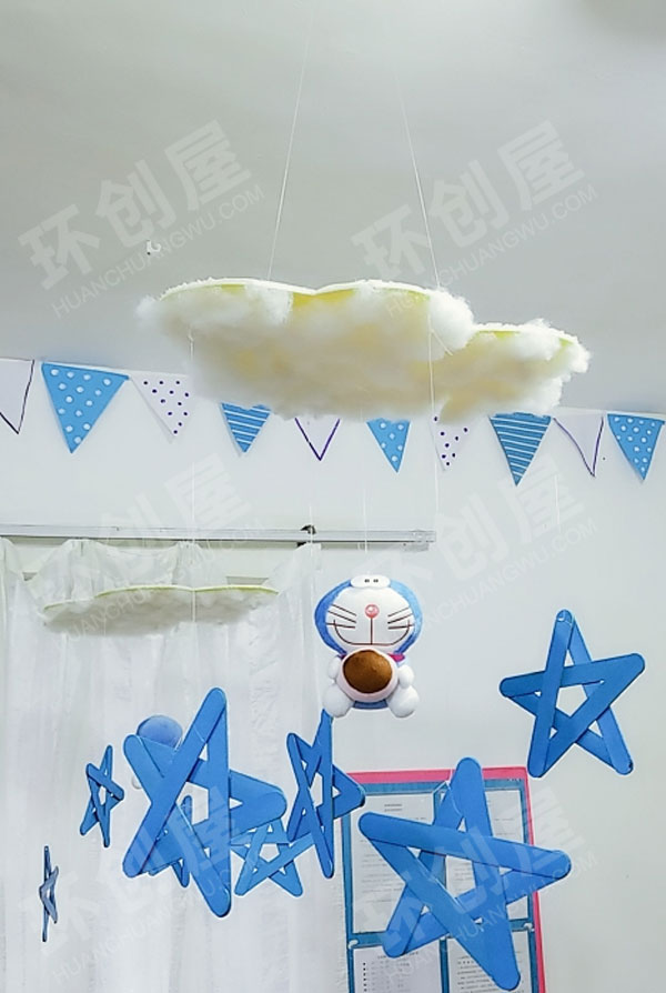 幼儿园卡通风叮当猫吊饰图片