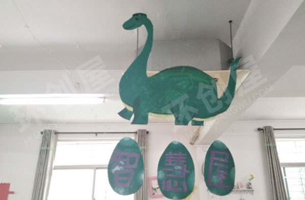 幼儿园恐龙主题区域吊牌吊饰图片
