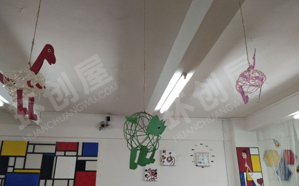 幼儿园恐龙主题区域吊牌吊饰图片