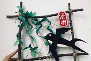 幼儿园二十四节气木棍搭构吊饰图片6张