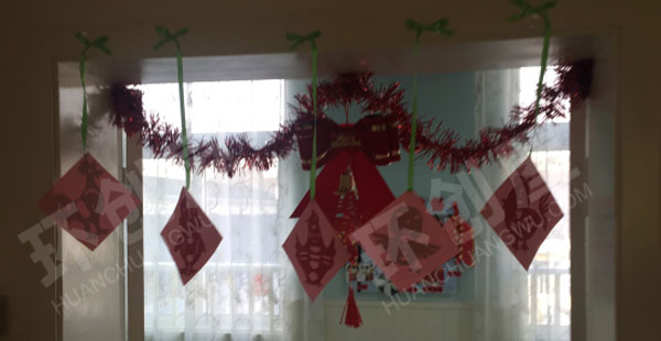 幼儿园手工新年喜庆挂饰图片