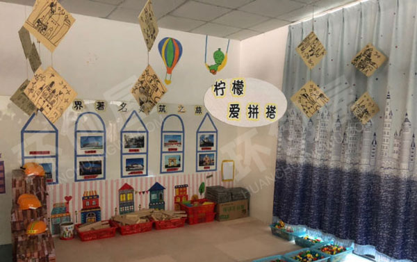 幼儿园建构区天使拼拼乐图片