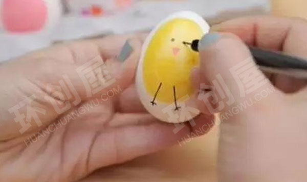 幼儿园美工区创意鸡蛋绘画图片
