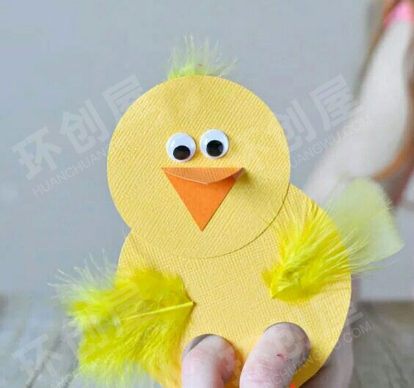 幼儿园美工区自制动物手偶玩具图片