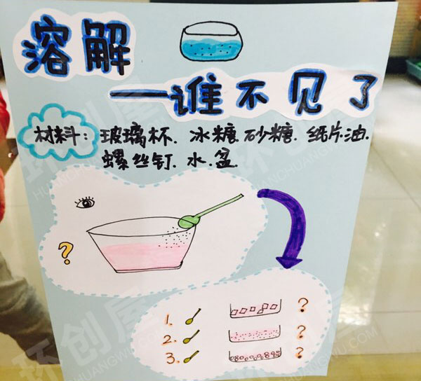 幼儿园科学区各种科学实验展板图片