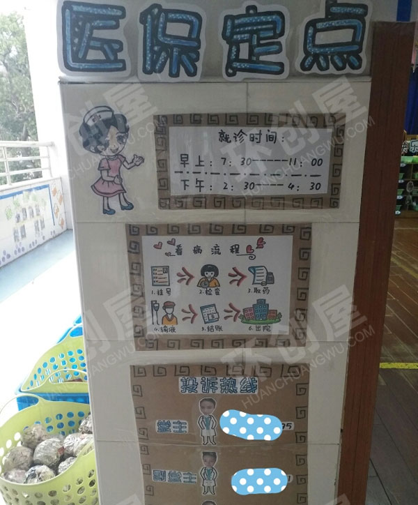 幼儿园角色游戏妙手回春堂图片