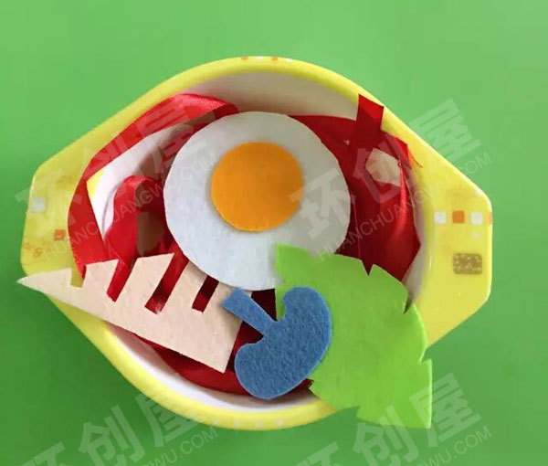 幼儿园角色游戏美工材料手工制作美食图片