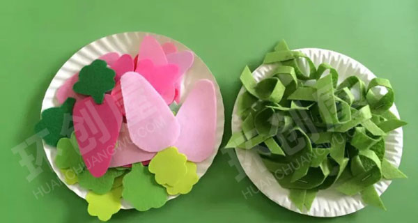 幼儿园角色游戏美工材料手工制作美食图片