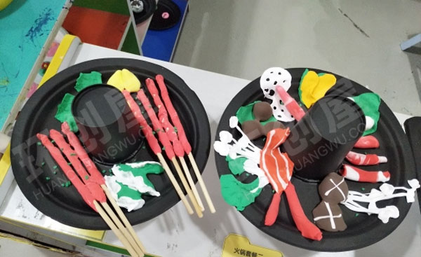 幼儿园角色游戏各种美食都有的小餐厅图片