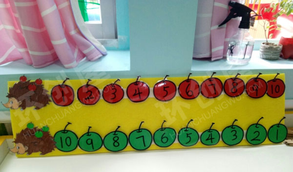 幼儿园益智区颠倒的数字宝宝图片