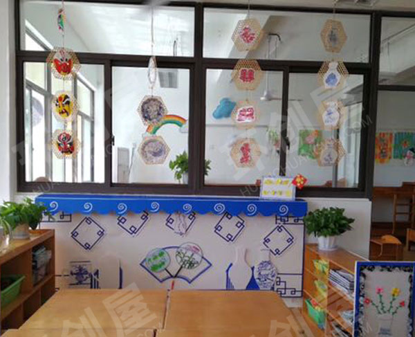 幼儿园我是中国人传统风格主题墙图片