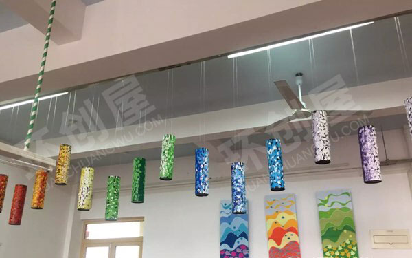 幼儿园彩色世界吊饰装饰图片