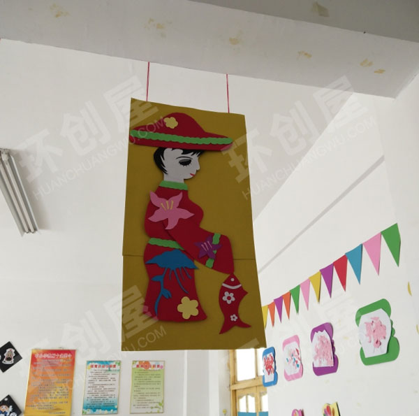 幼儿园少数民族服装吊饰图片